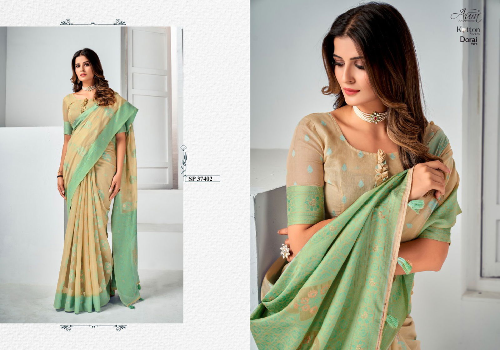 Dorai Vol 4 By Aura Daily Wear Saree Catalog
